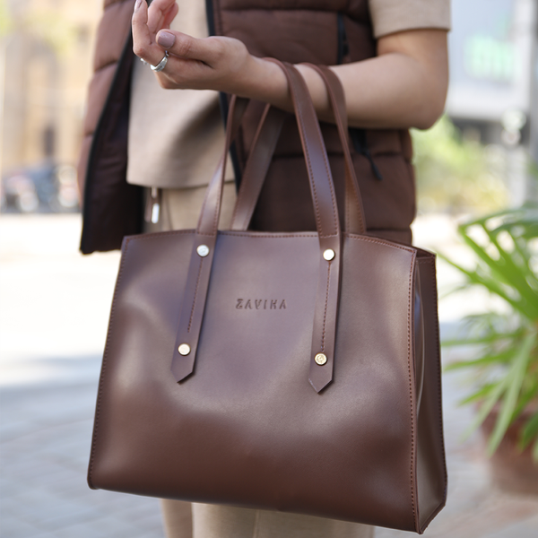 Dark Brown Imperial Hand Bag (IH-002)